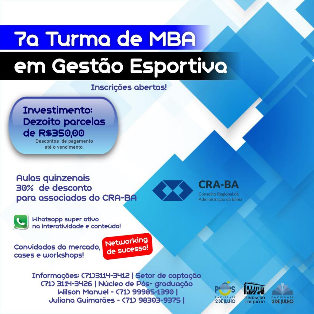 Read more about the article MBA em Gestão Esportiva – F2J
