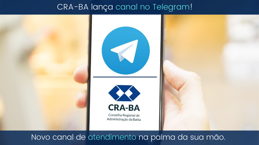 You are currently viewing CRA-BA Lança Canal no Telegram
