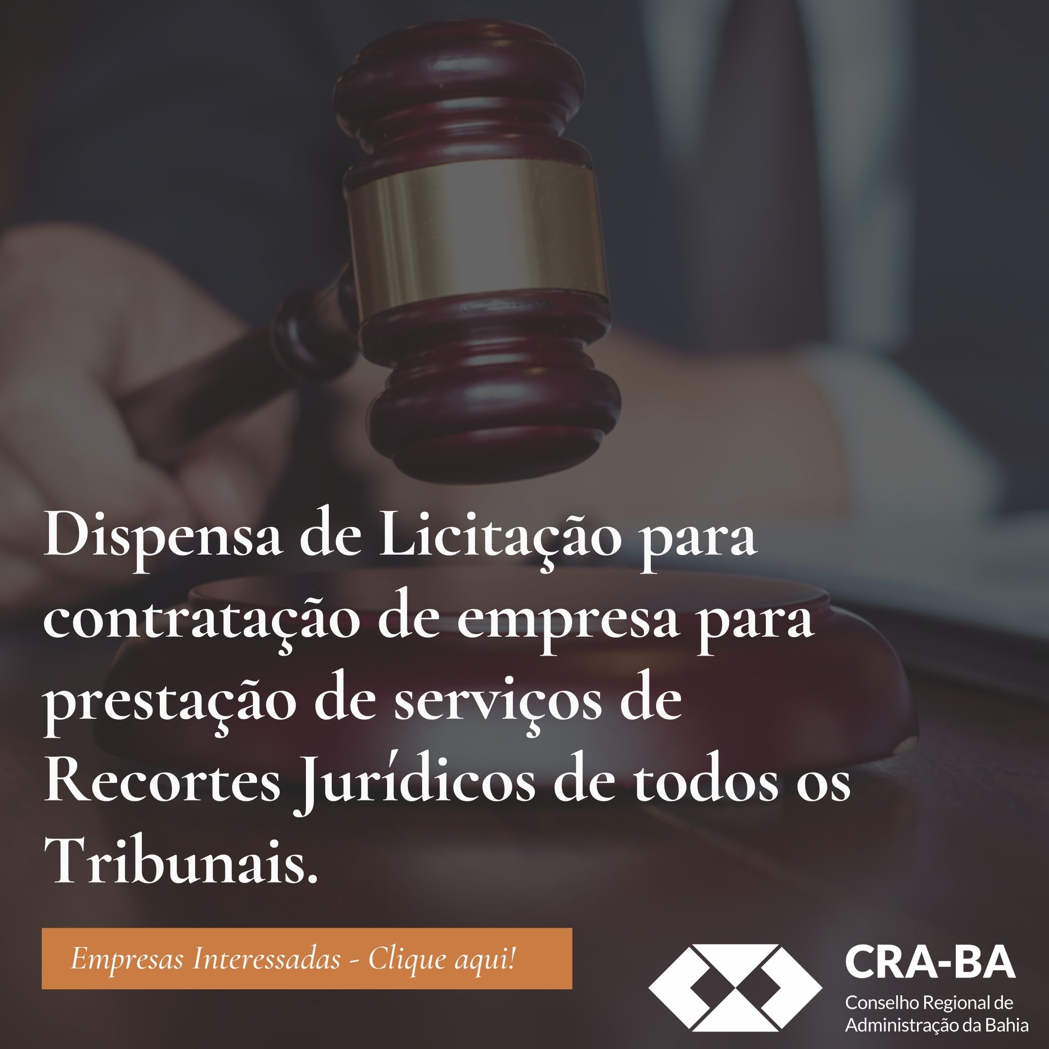 You are currently viewing Dispensa de Licitação para contratação de empresa para prestação de serviços de Recortes Jurídicos de todos os Tribunais.