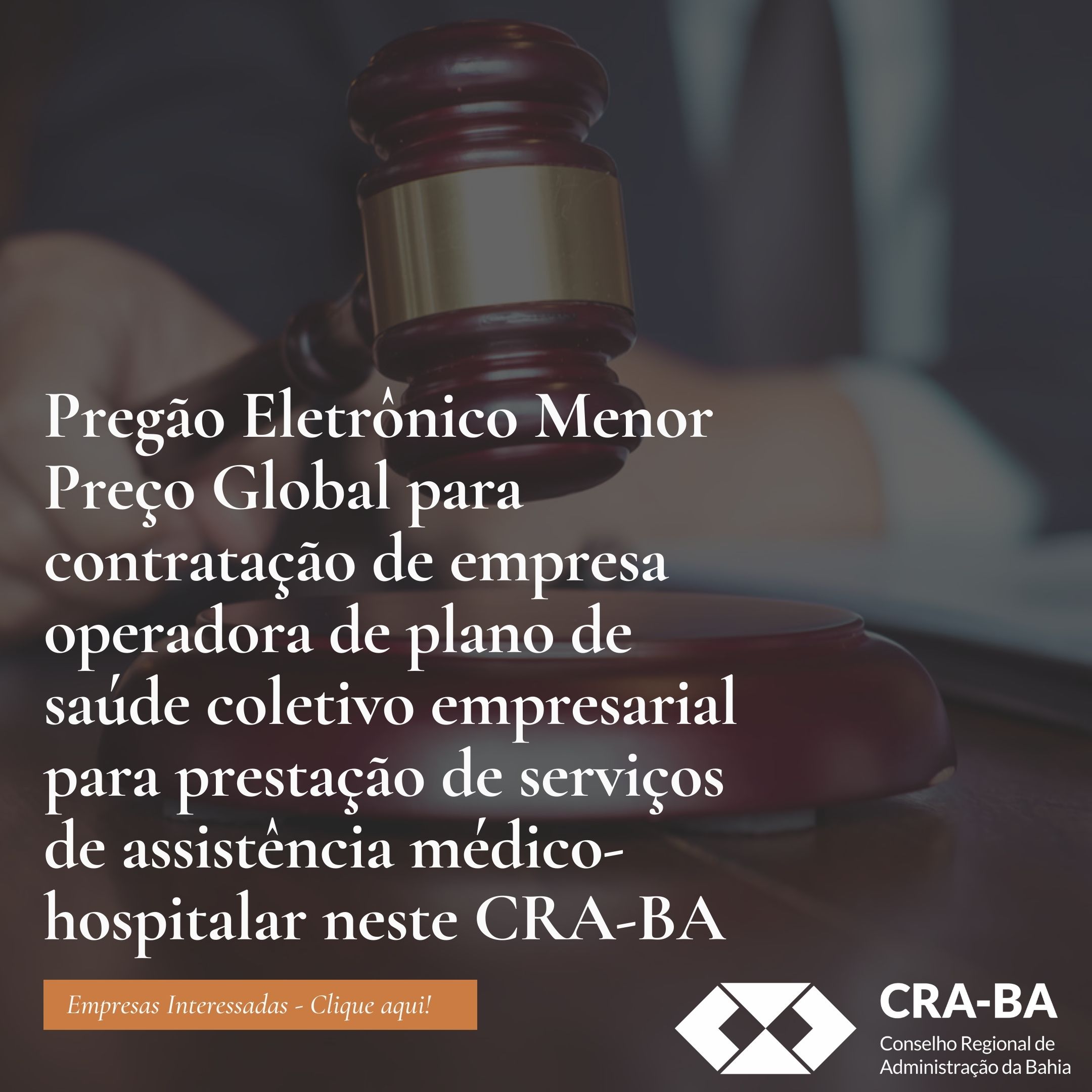 You are currently viewing Pregão Eletrônico CRA-BA 03/2022 – Contratação de Plano de Saúde Coletivo – Repetição