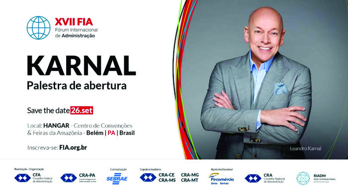 You are currently viewing Save the Date: XVII Fórum Internacional de Administração acontecerá de 26 a 28 de setembro, em Belém do Pará.