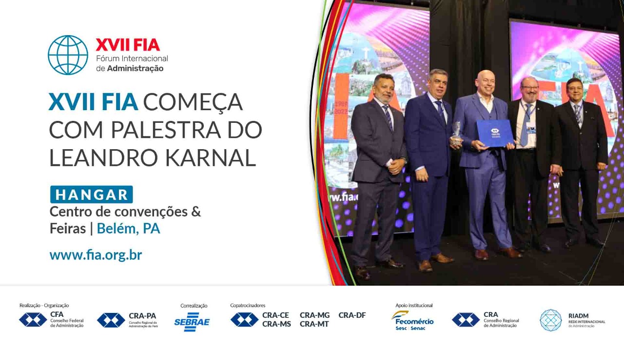 You are currently viewing XVII FIA começa com palestra do historiador Leandro Karnal e presença do CRA-BA.