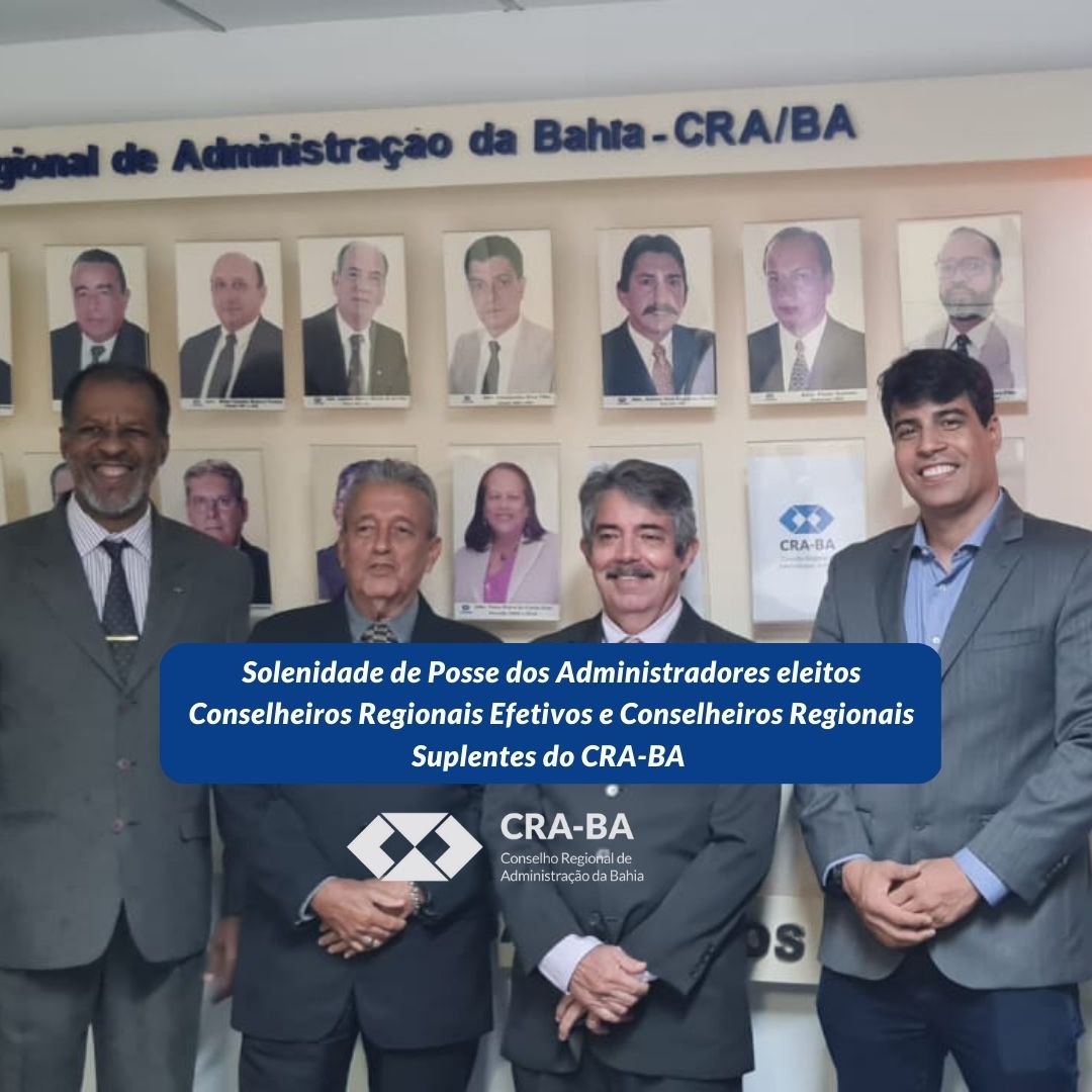 Read more about the article Conheça o novo Plenário e a nova Diretoria do CRA-BA