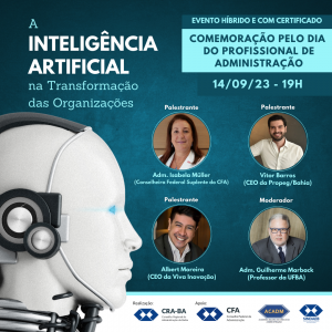 Leia mais sobre o artigo “A inteligência artificial na transformação das organizações” será tema de Roda de Conversa 