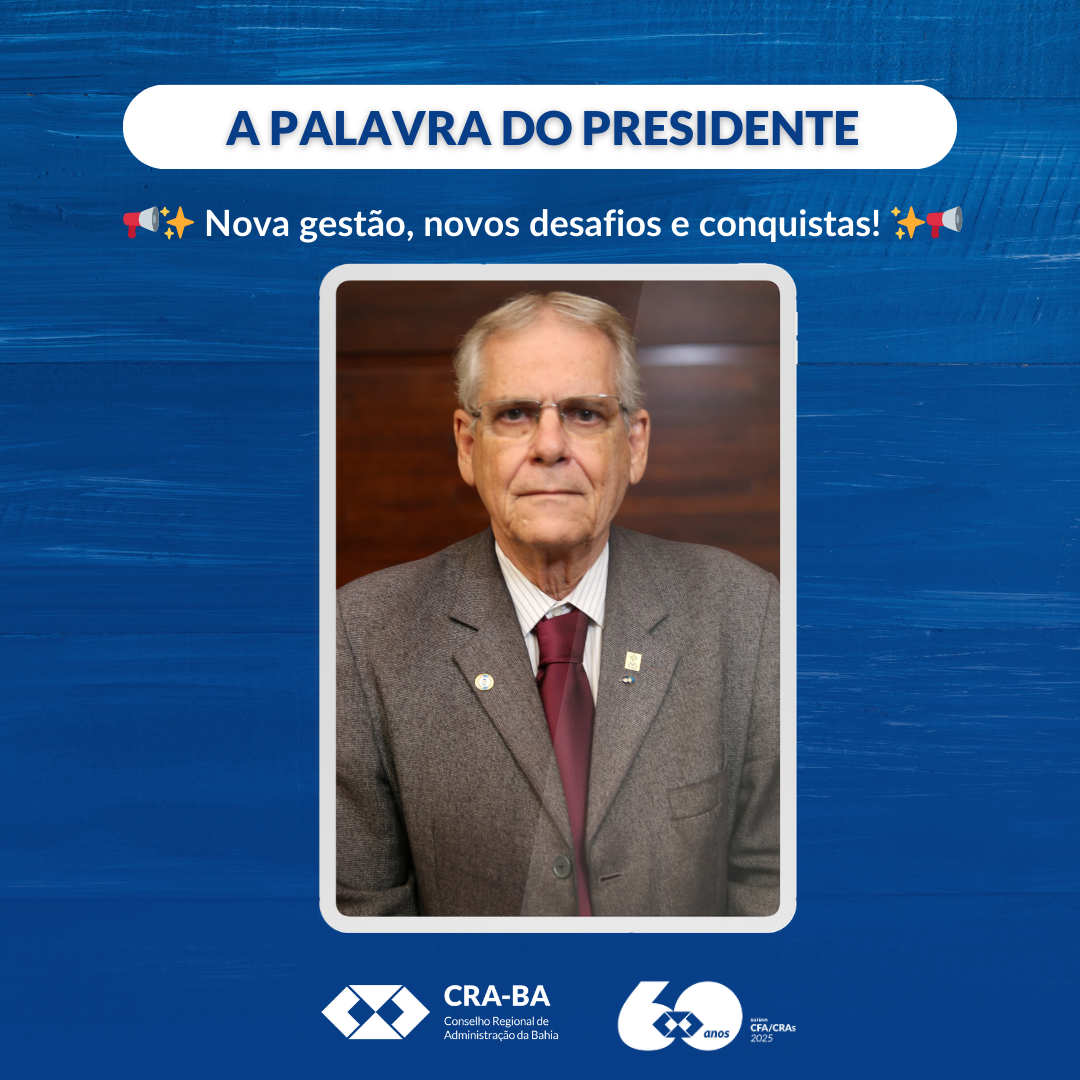 Leia mais sobre o artigo A Palavra do Presidente