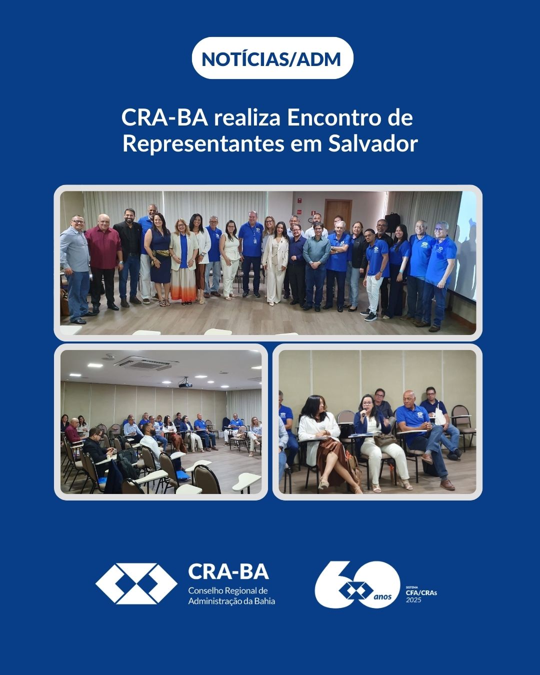 Leia mais sobre o artigo CRA-BA realiza Encontro de Representantes em Salvador